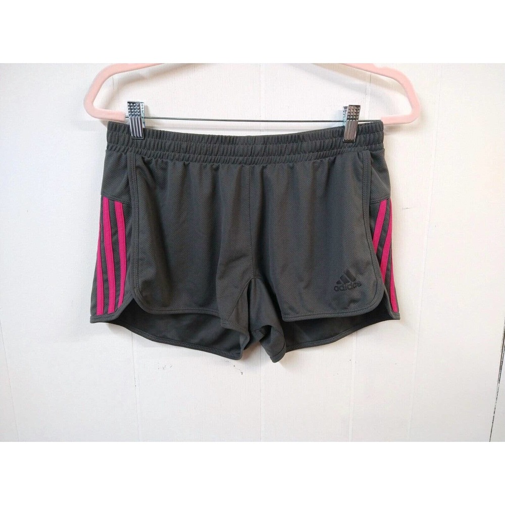 Adidas Climalite WM M Athletic Shorts Gray With Pink Accents